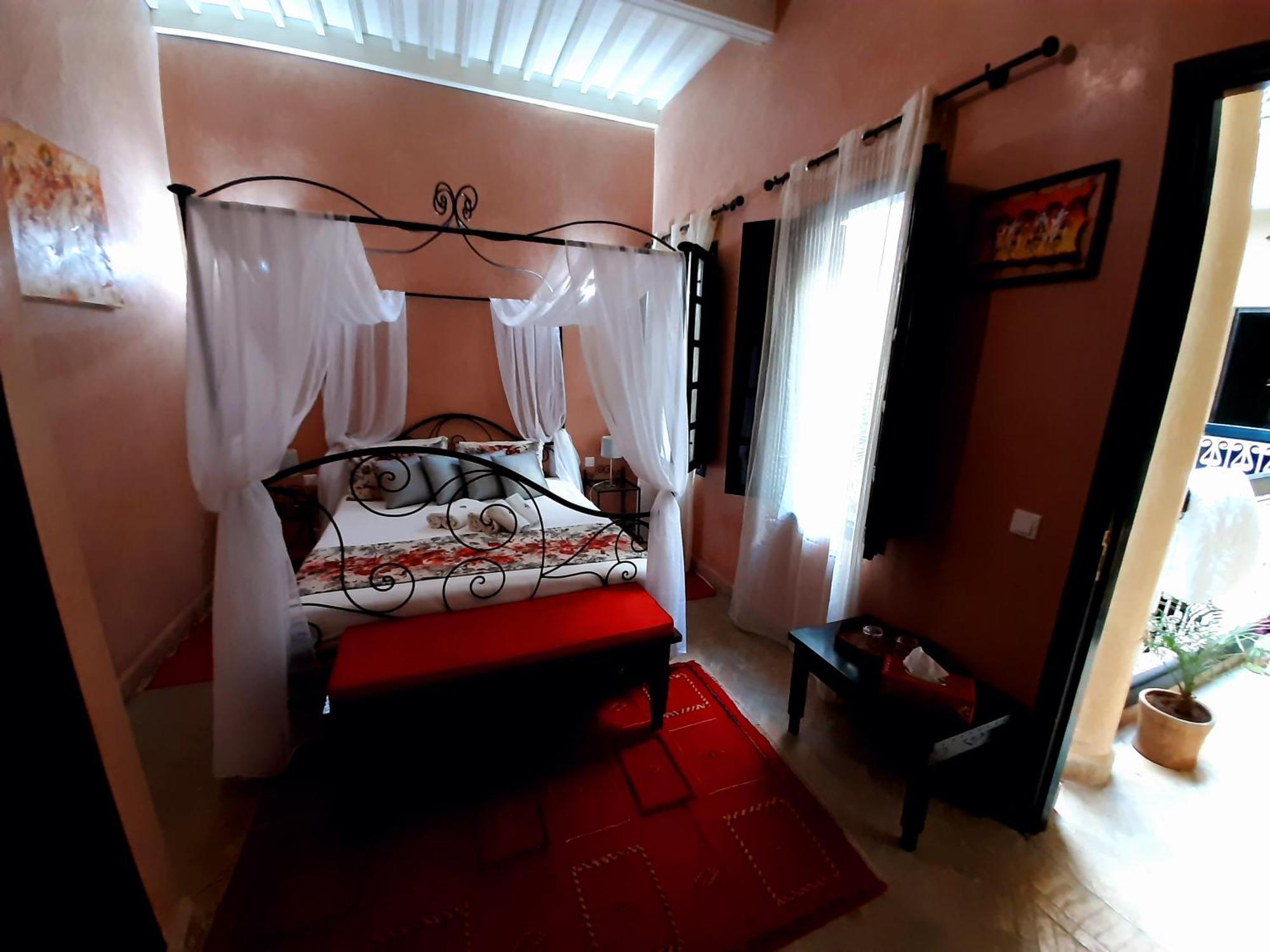 Riad Dar Assalama Terrasse Vue Mer Essaouira Rom bilde